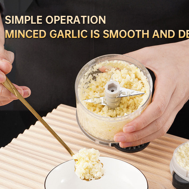 Hand-pulled garlic kitchen magic