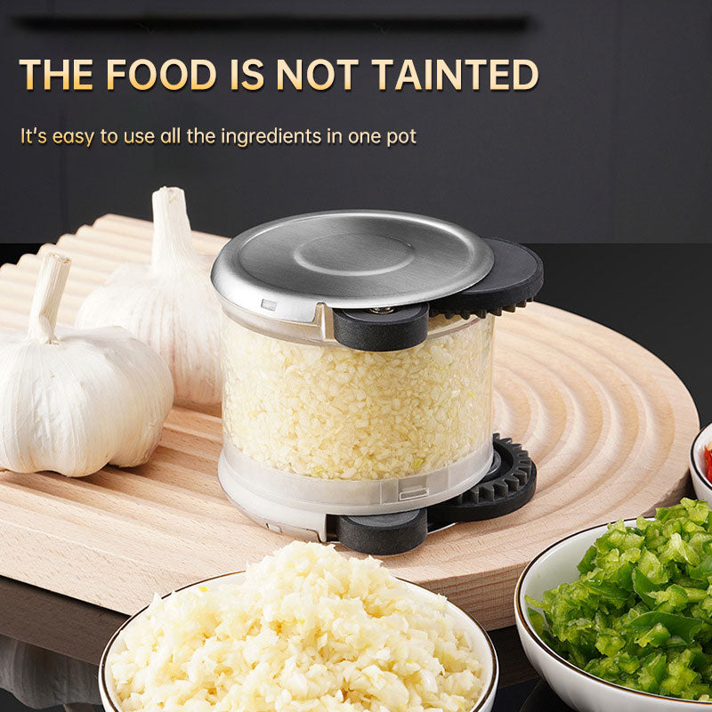 Hand-pulled garlic kitchen magic