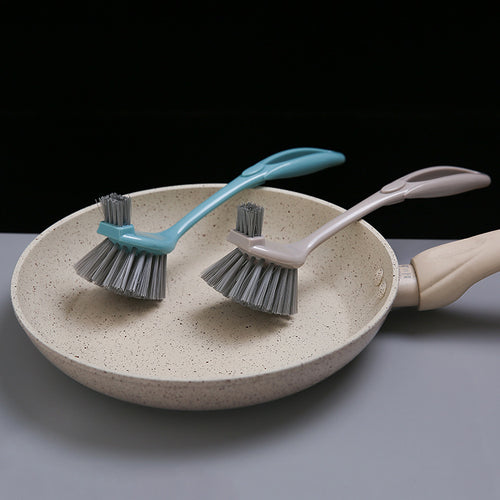 Kitchen stovetop decontamination brush