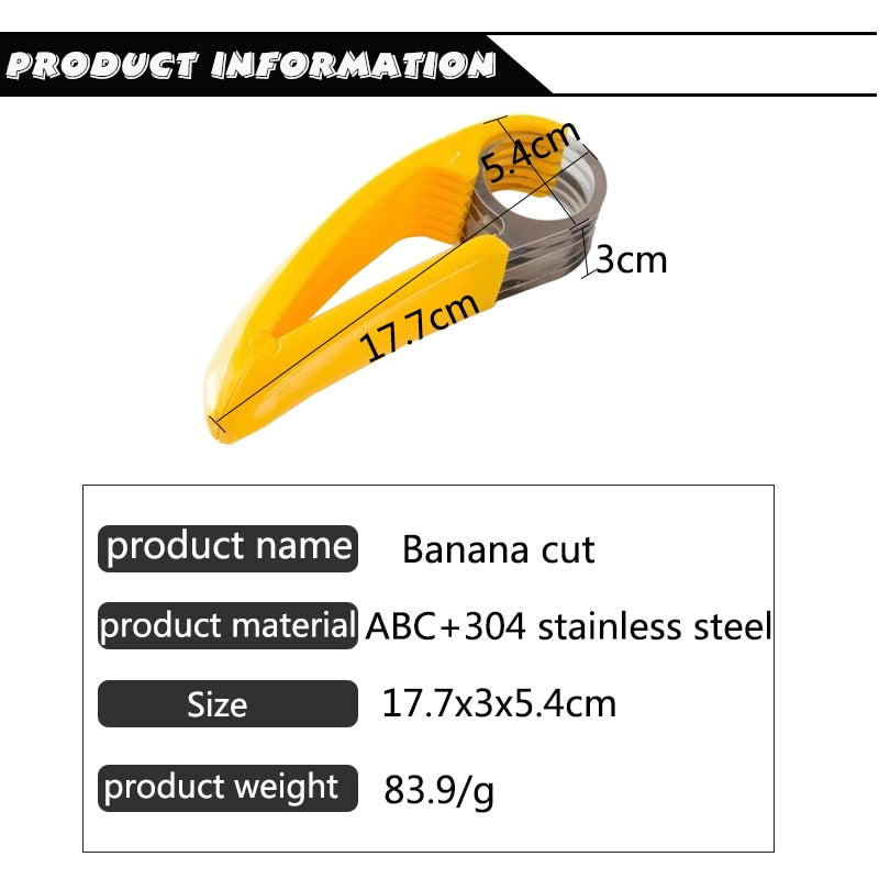 Stainless steel banana cutting machine