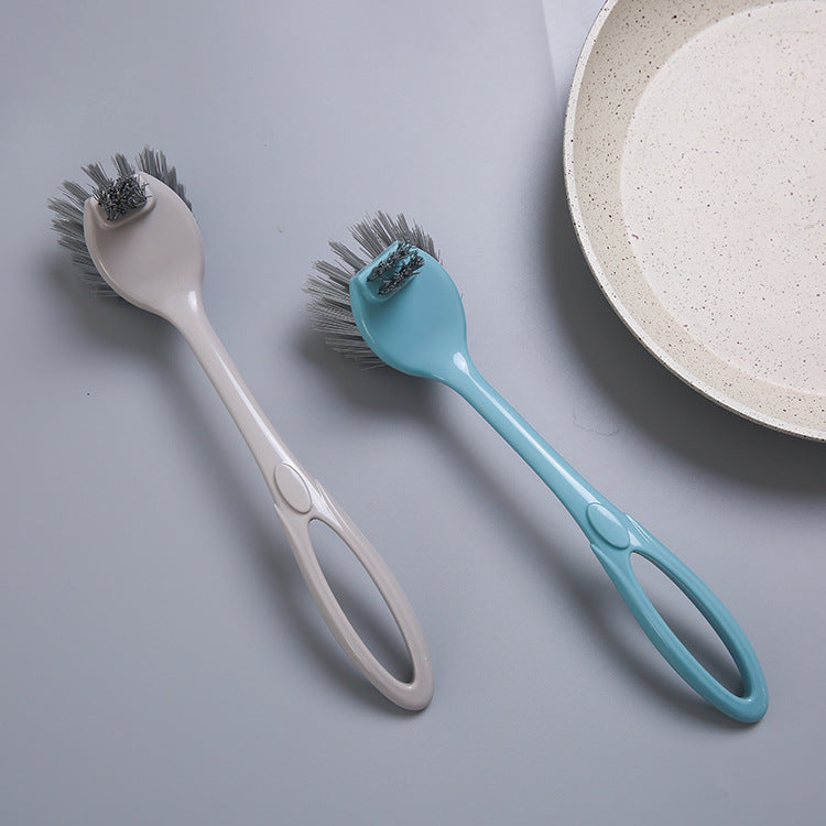 Kitchen stovetop decontamination brush