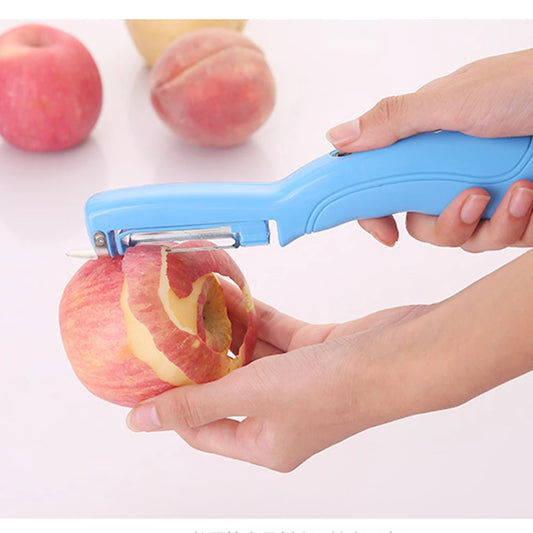 Electric fruit and vegetable paring knife