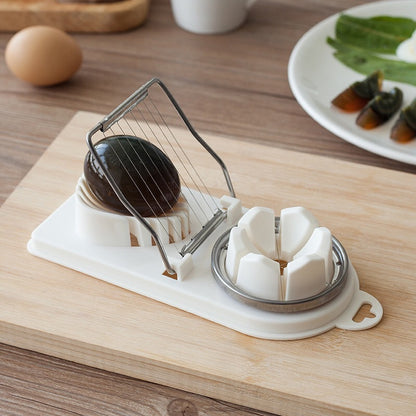 Creative egg slicer kitchen gadget