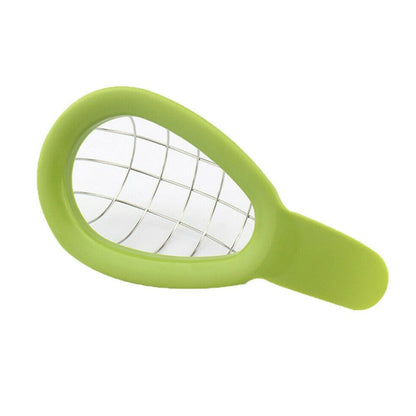 Stainless steel avocado slicer