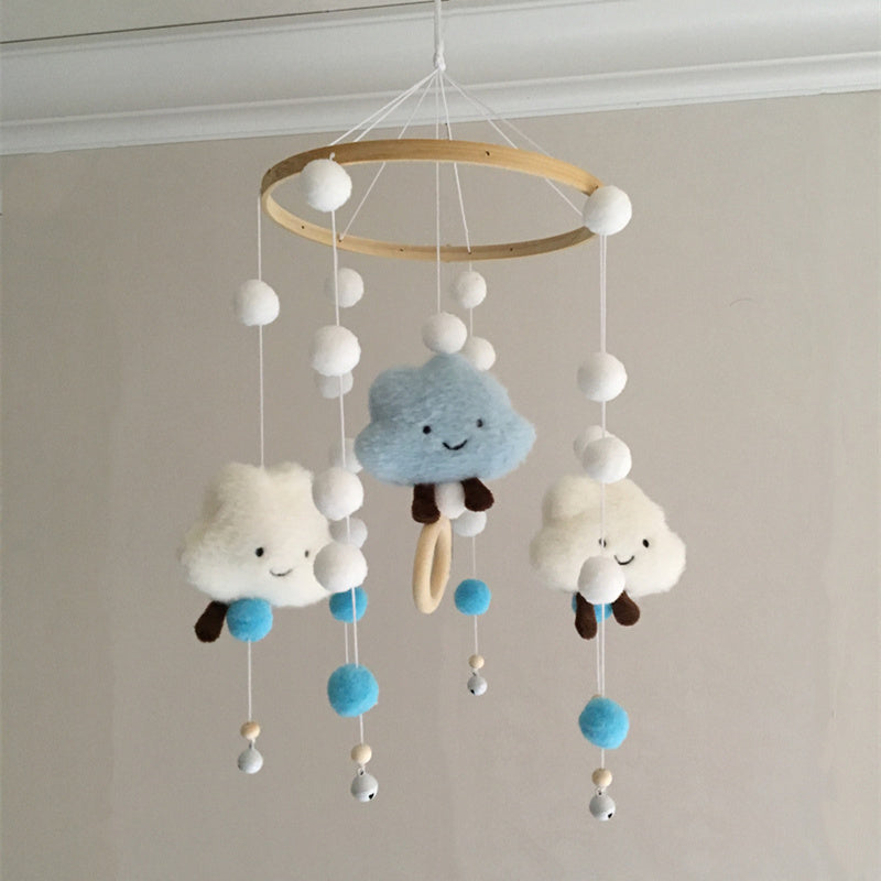 Cloud Hair Ball Wind Chime Decorative Pendant Wall Hanging Ornament