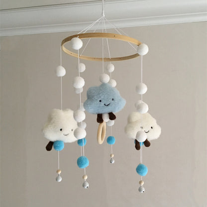Cloud Hair Ball Wind Chime Decorative Pendant Wall Hanging Ornament