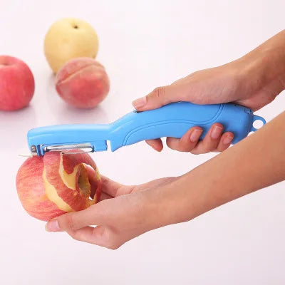 Electric fruit and vegetable paring knife