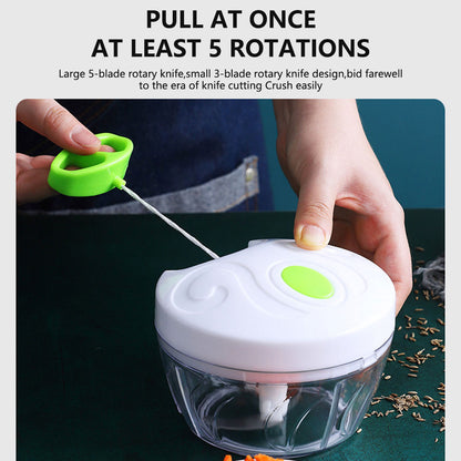 Multifunctional manual garlic press tool