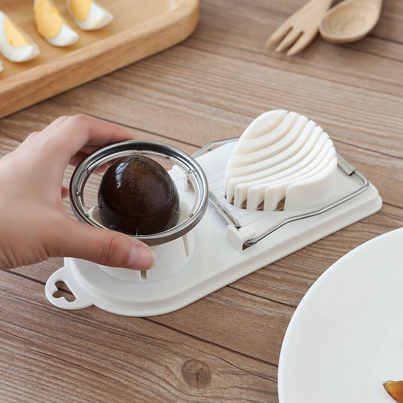 Creative egg slicer kitchen gadget