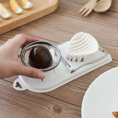Creative egg slicer kitchen gadget