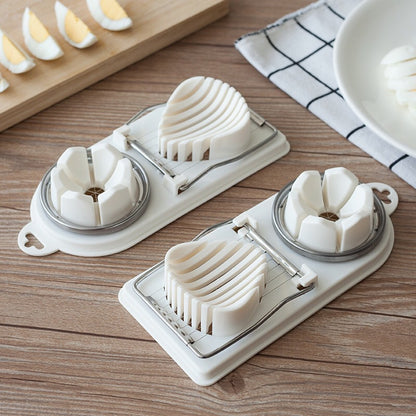 Creative egg slicer kitchen gadget