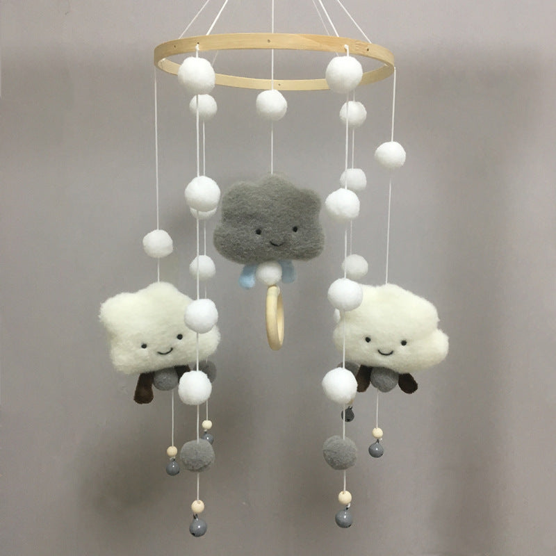 Cloud Hair Ball Wind Chime Decorative Pendant Wall Hanging Ornament