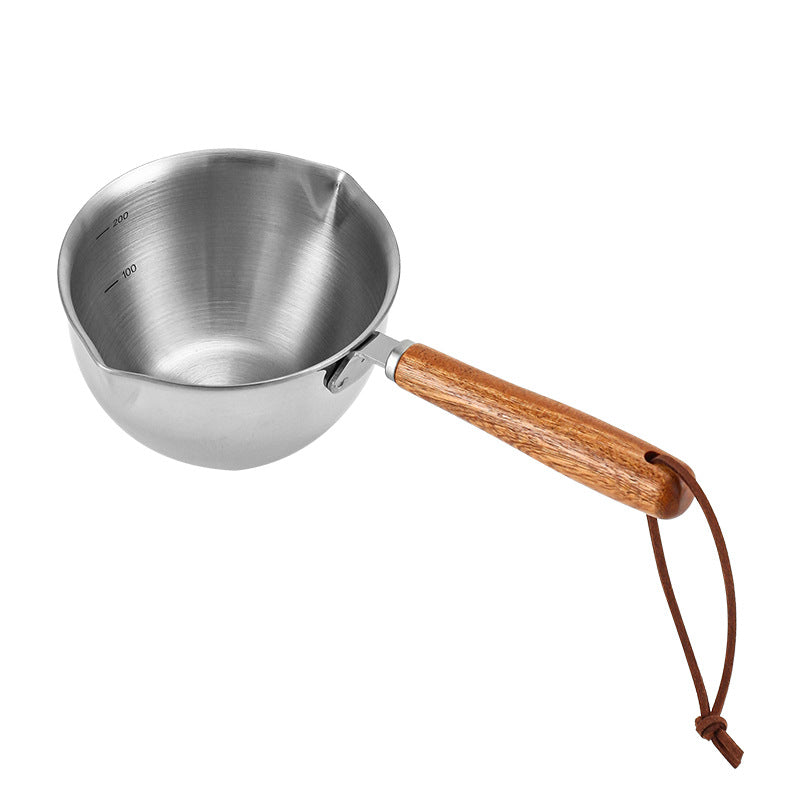 Stainless Steel Splatter-Proof Small Pot, Three-Layer Metal Mesh Hot Oil Pot