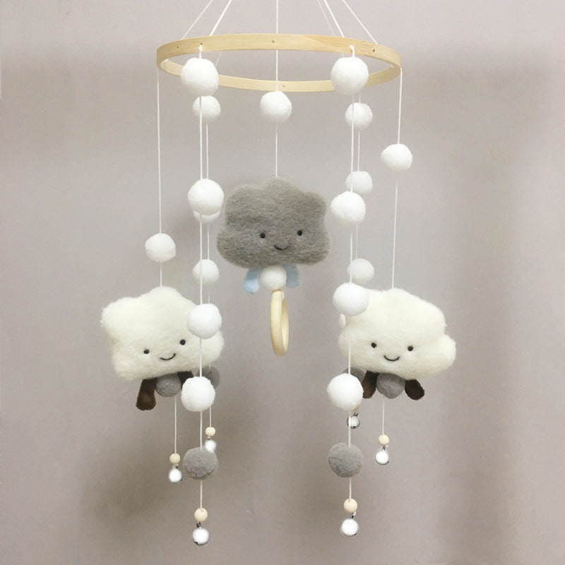 Cloud Hair Ball Wind Chime Decorative Pendant Wall Hanging Ornament